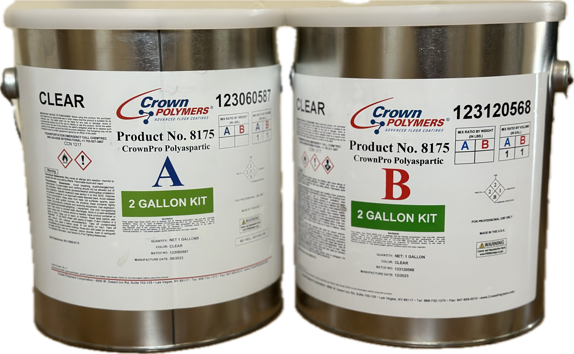 CrownPro 8175 FAST - 80% Solids Polyaspartic