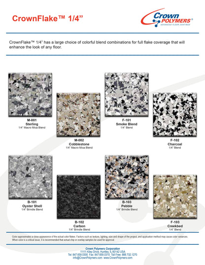 CrownFlake 1/4&quot; - Torginol Blends