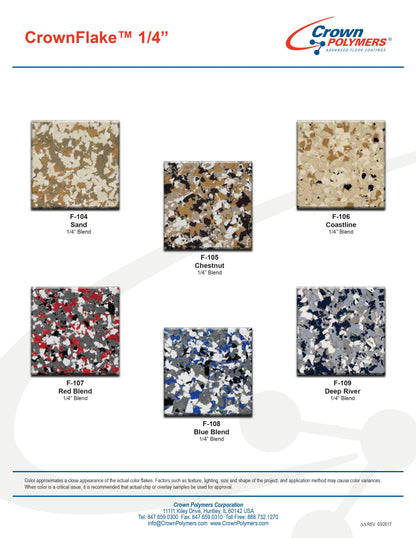 CrownFlake 1/4&quot; - Torginol Blends